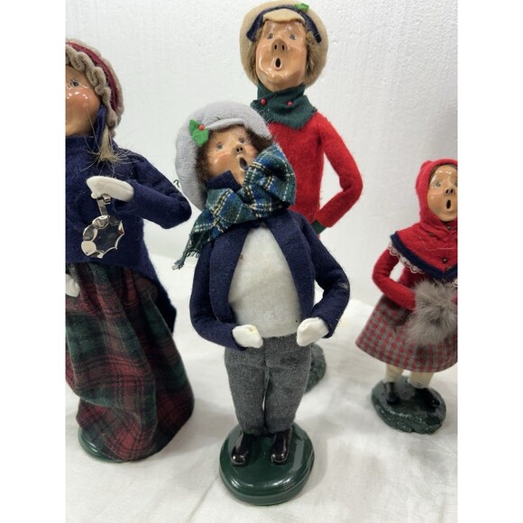 Vintage Lot of 6 Byers’ Choice Carolers Handcrafted Christmas 1985–2004 - Picture 5 of 16